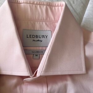 Light Pink Ledbury dress shirt, 16 inch collar